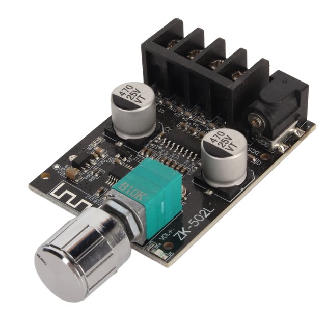 Placa Amplificadora De Potencia Digital, Conector CC De Cobre, Canales Duales, Módulo De Placa Amplificadora De Potencia De Condensador 470uf35V Para Altavoz