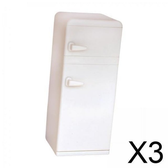 3x1:12 Casa De Muñecas Miniatura Nevera Cocina Adorno Decoración