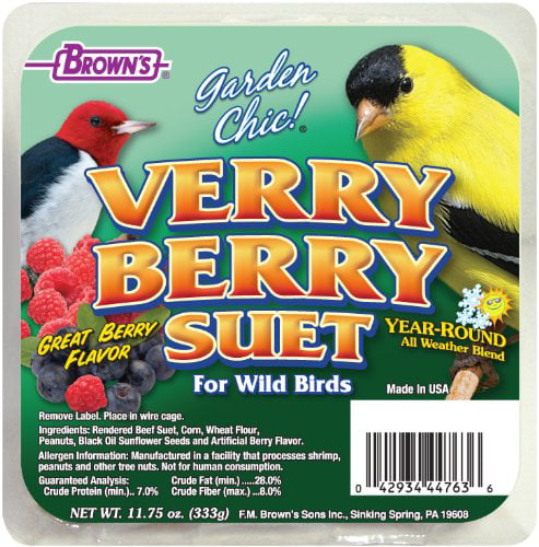 Pacific Bird & Supply Co Inc Pb-0098 1 Lb 5 Oz Smorgasbug Suet Ball 6 Pack 