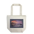 thumbnail image 1 of Cape Elizabeth, Maine, Portland Head Light, Contour (100% Cotton Canvas Reusable Tote Bag), 1 of 3
