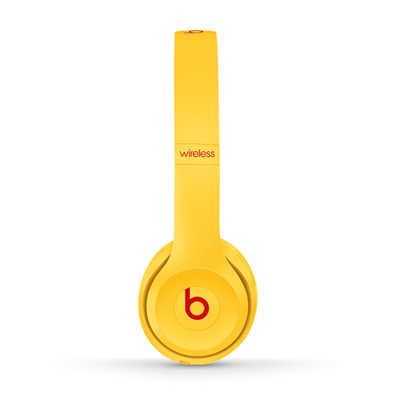 Yellow, by Club Headphones, Wireless Beats Solo3 and Noise-Canceling Dr. Dre On-Ear Over-Ear MV8U2LL/A Headphones