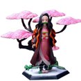 thumbnail image 4 of Demon Slayer: Kimetsu No Yaiba Sakura Scene Nezuko Figura de cómic Modelo de juguete Personaje de anime para niños Juguetes de 7,49 pulgadas, 4 of 5