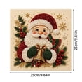thumbnail image 2 of DIY Christmas Santa Pearl Diamond Painting Art Kit Home Wall Decor Art Craft Kit Holiday Christmas Wall Decor Handmade Home Decoration Gift, 2 of 3
