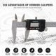 thumbnail image 3 of 2023 - Digital Vernier Caliper, 150mm/6 Inch Stainless Steel Vernier Caliper, Electronic Digital Vernier (ShiKai), 3 of 5