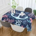 thumbnail image 2 of Yayeee Tablecloths 54" x 72" Rectangle Wrinkle Resistant Party Table Cover, Light Blue Anchor, 2 of 8