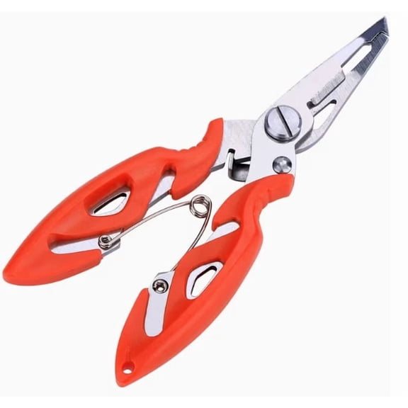 Durable Stainless Steel Fishing Pliers with Wire Cutter - Essential Tool for Anglers