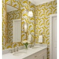 thumbnail image 2 of S4Sassy Banana Print Wallpaper - Yellow Wall Covering, 25" X 60" Self-Adhesive Vinyl Walls Paper, Wallwrap, Easy Diy Walls Covering For Kids Bedroom, Room Wall Decor, Playroom Wallpaper, 2 of 5