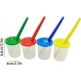 thumbnail image 7 of Casewin Spill Proof Paint Cup and Paint Brushes Kit Art Supplies Gift for Toddlers Kids Beginners Painting Coloring Drawing, 4 Assorted Color, 7 of 7