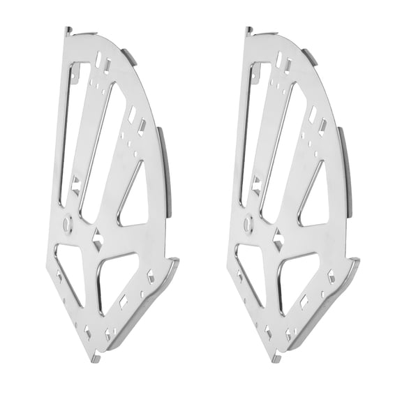 UPGRATOR 1 Set Plated Stainless Steel Shoe Rack Hinges with High Support Mechanism for Cabinet Doors