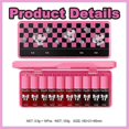 thumbnail image 5 of Exquisite10Pcs Lip Tint Stain Set Mini Liquid Lipstick, Moisturizing Lip Gloss, Multi-Use Lip and Cheek Tint, Non-Stick Cup, Long-Lasting, 5 of 5