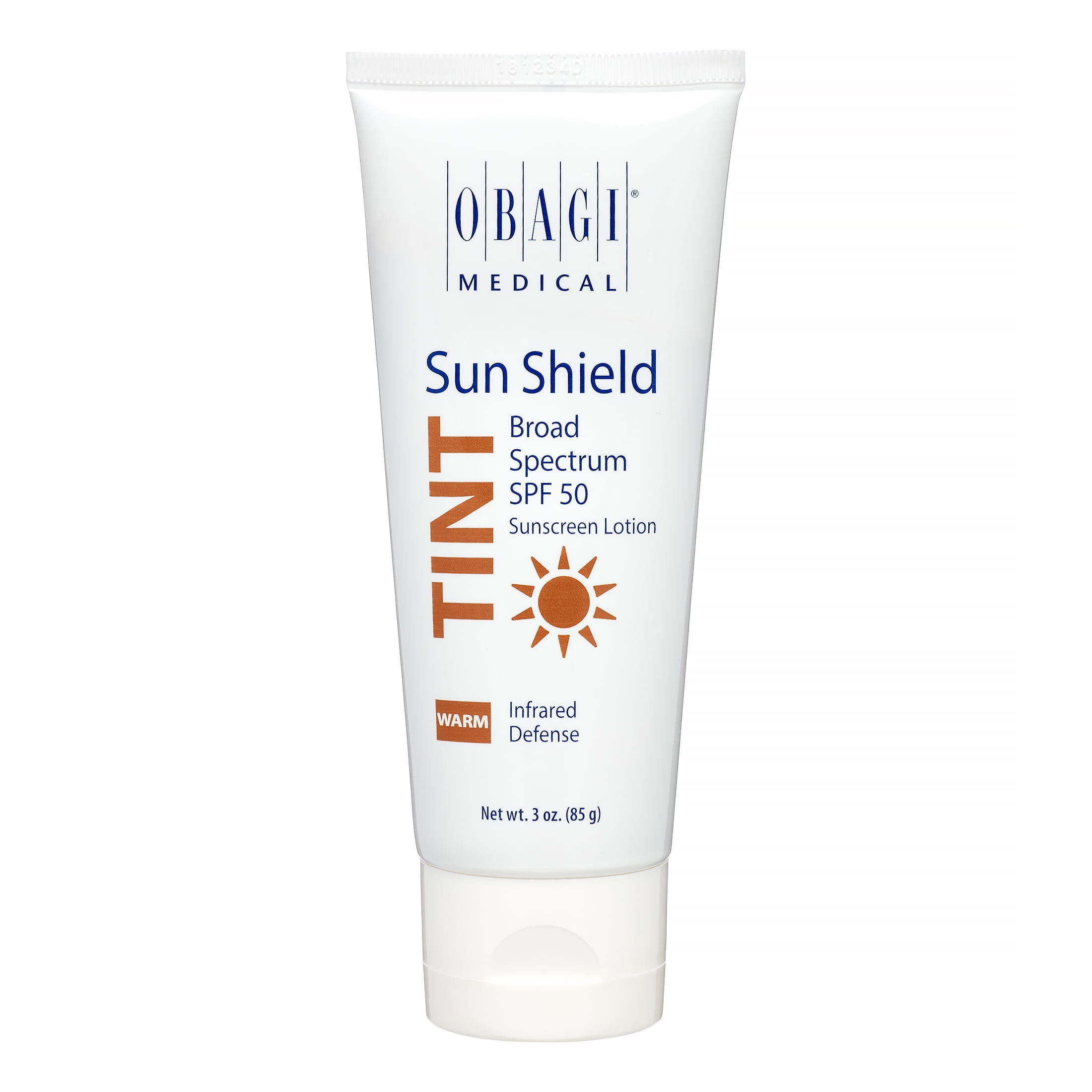 Obagi Obagi Sun Shield Broad Spectrum SPF 50 Sunscreen Lotion, Warm Tint, 3 Oz