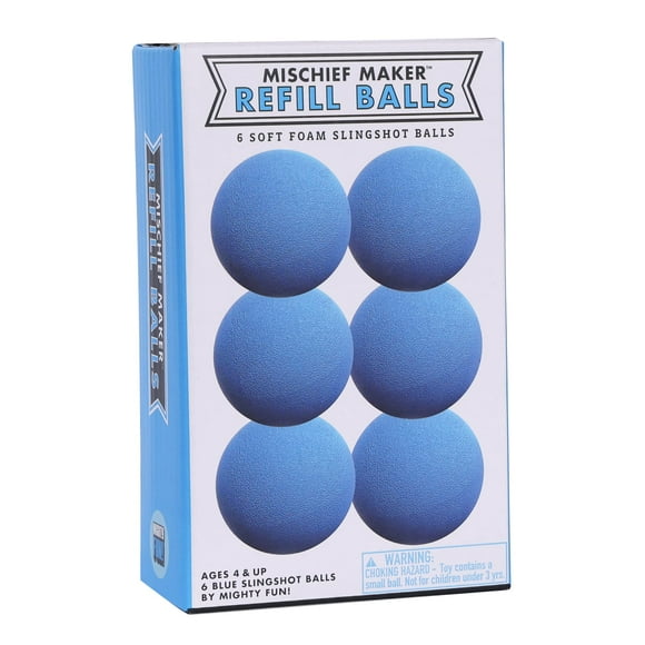 Bolas de espuma para rellenar juguetes, ¡muy divertidas! Mischief Maker, 3,5 cm, color azul