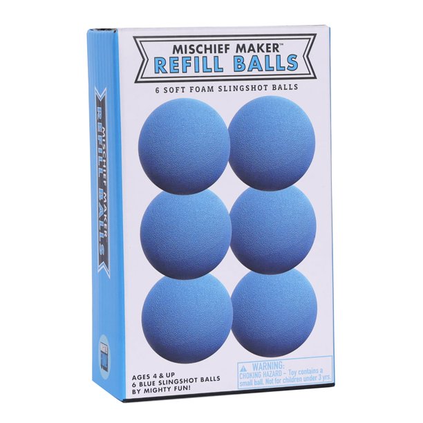 Bolas de espuma para rellenar juguetes, ¡muy divertidas! Mischief Maker, 3,5 cm, color azul