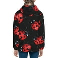 thumbnail image 6 of Kdxio Beautiful Red Ladybug Pattern Kids Boys Girls Zip Up Hoodie 3D Printed Hooded Sweatshirt Hoody Coat with Pocket 7-12 Y-Small, 6 of 6