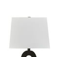 thumbnail image 3 of Benjara 29 Inch Table Lamp Set of 2, Black Sculptural Solid Base, Empire Hardback, 3 of 5