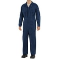 thumbnail image 3 of Bulwark 48'' Navy Cotton Excel FR ComforTouch Nylon Flame Resistant Coverall With Zipper Closure, 3 of 4
