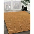 thumbnail image 2 of Ahgly Company Indoor Round Patterned Dark Orange Area Rugs, 3' Round, 2 of 6