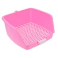 thumbnail image 3 of 1 caja de arena de plástico para entrenamiento de orinal de erizo, bandeja de arena para conejos., 3 of 6