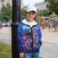 thumbnail image 2 of Pzuqiu Dragon Zip-Up Hoodies Kids Size XL Warm Fleece Long Sleeve Jacket Outfits Comfortable Lightness Boys Hooded Clothes with Pocket Casual Fashion for Kids and Toddlers, 2 of 6