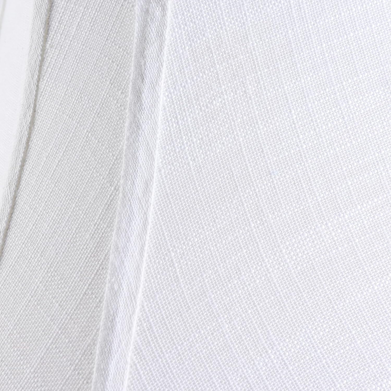 14 Inch White Linen Square Cut Corner Lamp Shade for Floor Lamps,Table Nightstand Lamp for Living Room, 8x14x11"(Spider) Lampshade Replacement,Transitional Easy Assembly Required (1 Pack)