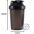 thumbnail image 4 of 400ml Shaker Cup, Leak-proof Protein Powder Milkshake Mixing Cup with Mixing Ball, BPA-free Plastic, Suitable for Exercise, 4 of 22