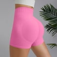 thumbnail image 4 of Hienoo Women's High Waist Workout Shorts Solid Seamless Athletic Biker Shorts, Sizes S-L, 4 of 4