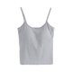 thumbnail image 1 of Tops de Manga Corta Sexy para Mujeres de Color Sólido con Almohadilla de Pecho sin Anillos de Acero, Top de Pijama Y Ropa Interior, 1 of 6