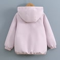 thumbnail image 5 of Miaoju Boys Girls Windbreaker Hooded Jacket Lightweight Packable Rain Coat Soft-Fabric for Comfort, with Pockets, Elastic Cuffs, Pink 9-10 Years, 5 of 9