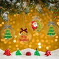thumbnail image 2 of EcoNesxp Transparent Strip Mini Plaid Ribbon Acrylic Disc Christmas Ornament Set 4 Sheets Glue Dots for Christmas Tree Decoration DIY 30 Mini Plaid Ribbons, 2 of 5