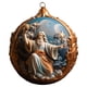 thumbnail image 3 of Adorno de Árbol de Navidad Plano de Acrílico, Bonito Adorno Redondo de Acrílico., 3 of 5