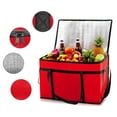 thumbnail image 6 of Extra Large Insulated Food Delivery Bag, Hot & Cold Meal Carrier Bag, Catering/Doordash Pizza Warmer, Grocery Tote, Cooler Bag, 6 of 6