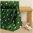 thumbnail image 4 of Soimoi Green Cotton Poplin Fabric Penguin Ocean Decor Fabric Printed Yard 42 Inch Wide, 4 of 7