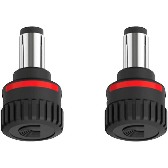 D'Addario XPND Pedal Power Male Plug – 2 Pack
