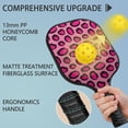 thumbnail image 4 of Pickleball Paddles Set Of 1, Fiberglass Surface, Animal, Leopard Print, 1 Paddle, 2 Balls & Bag, 4 of 5
