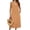 Orange, variant on Oversized Womens Maxi Dress Short Sleeve Crew Neck Solid Color Dress Cotton Linen Long Dress Boho Chic Casual Party Wear Cozy Everyday Outfit Holiday Party