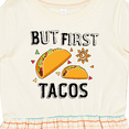 thumbnail image 4 of Inktastic But First Tacos Girls Toddler Dress, 4 of 5