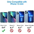 thumbnail image 2 of JETech Screen Protector and Camera Lens Protector Compatible with iPhone 13 mini 5.4-Inch with Easy-Installation Tool, Tempered Glass Film, 2-Pack Each, 2 of 7