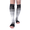 Black/Gray/White, variant on Open Toe Compression Socks, 20-30 mmhg, Toeless Compression Sleeves for Legs, Knee High Stockings for Shin Splints, Varicose Veins, Travel, Pink/Violet/White, x-large size, 1 Pair