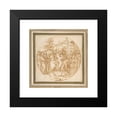 thumbnail image 2 of Ercole Setti 15x15 Black Modern Framed Museum Art Print Titled - The Entrance of Christ into Jerusalem (16th Century), 2 of 5