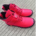 thumbnail image 1 of Botas de mujer de algodón con velcro, cosidas a mano y suela suave, de talla grande, con forro polar y cálidas botas con cordones, 1 of 6