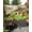 Yellow, variant on Outdoor Sun Shade Sail 14'x18', Blue Mountain Patio Beach Shade Canopy Cloth Waterproof, Misty Forest Nature Woodland Pine Tree Landscape TearResistant & UV Protection Sun Sail for Backyard Garden