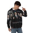 thumbnail image 4 of Vampire Diaries Men's Hoodie With Color Drawstrings Sweatshirt Hooded Pullover Print Winter Coat Jacket Large, 4 of 9
