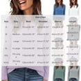 thumbnail image 3 of MYAOYINo Boundaries Womens Everyday Ribbed Long Sleeve Top Split Neck Comfortable Shirt, 3 of 8