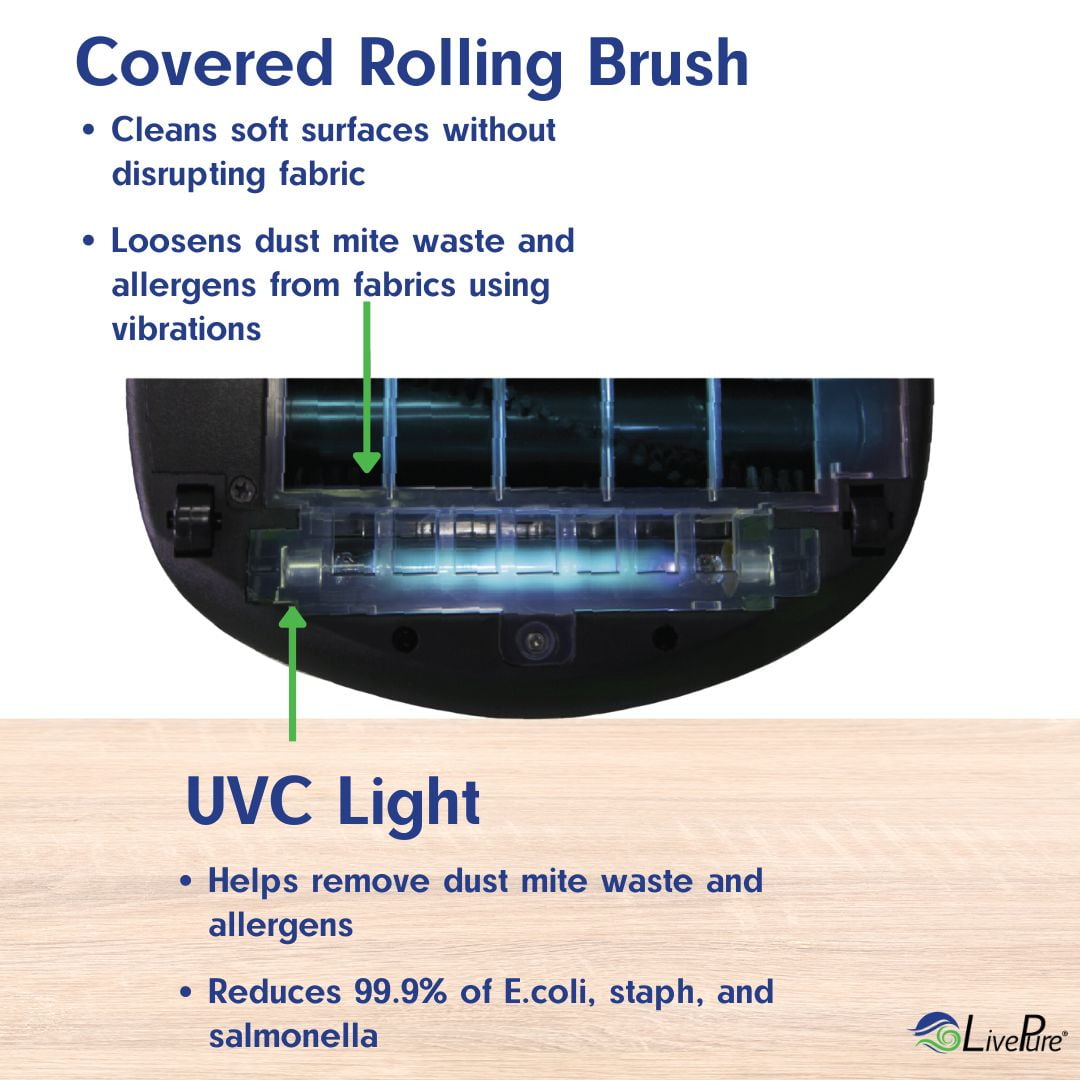 LivePure LP5000DMVC Ultramite Handheld UV Vacuum Cleaner