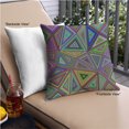 thumbnail image 2 of Ahgly Company Indoor Square Patterned Throw Pillow, 18 inch by 18 inch, 2 of 6