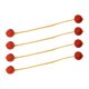 thumbnail image 2 of Pelotas de Escalera, Pelota de Golf para Lanzar, Juegos de Jardín para Niños Y Adultos, Juegos de Lanzamiento, Deportes, Césped, Jardín, 4,2 Cm, Juego 4 piezas rojas, 2 of 8