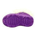 thumbnail image 5 of The Doll Maker Girl's Weather-Resistant Fur Lining Strap Zipper Winter Snow Boot (Little Kid/Big Kid) - TD194001E-12, 5 of 7