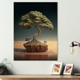 thumbnail image 2 of Designart Bonsai Tree On Sand I Canvas Wall Art, 2 of 5