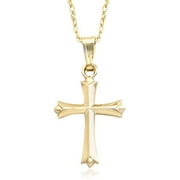 Child's 14kt Yellow Gold Cross Pendant Necklace ( Winter Sale )