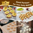 thumbnail image 3 of Baking Sheet with Rack Set (1 Sheet + 1 Rack, 12.5 x 9.7 x 1 Inch), Cookie Sheets for Baking Use, Stainless Steel Baking Pans with Cooling Racks, For Christmas,Thanksgiving, 3 of 11